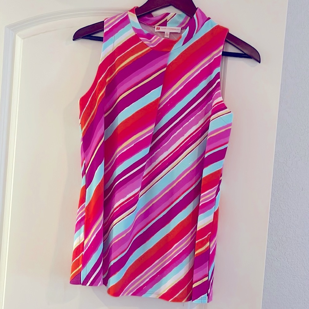 Jude Connolly Mod Too Stripe Sleeveless Blouse